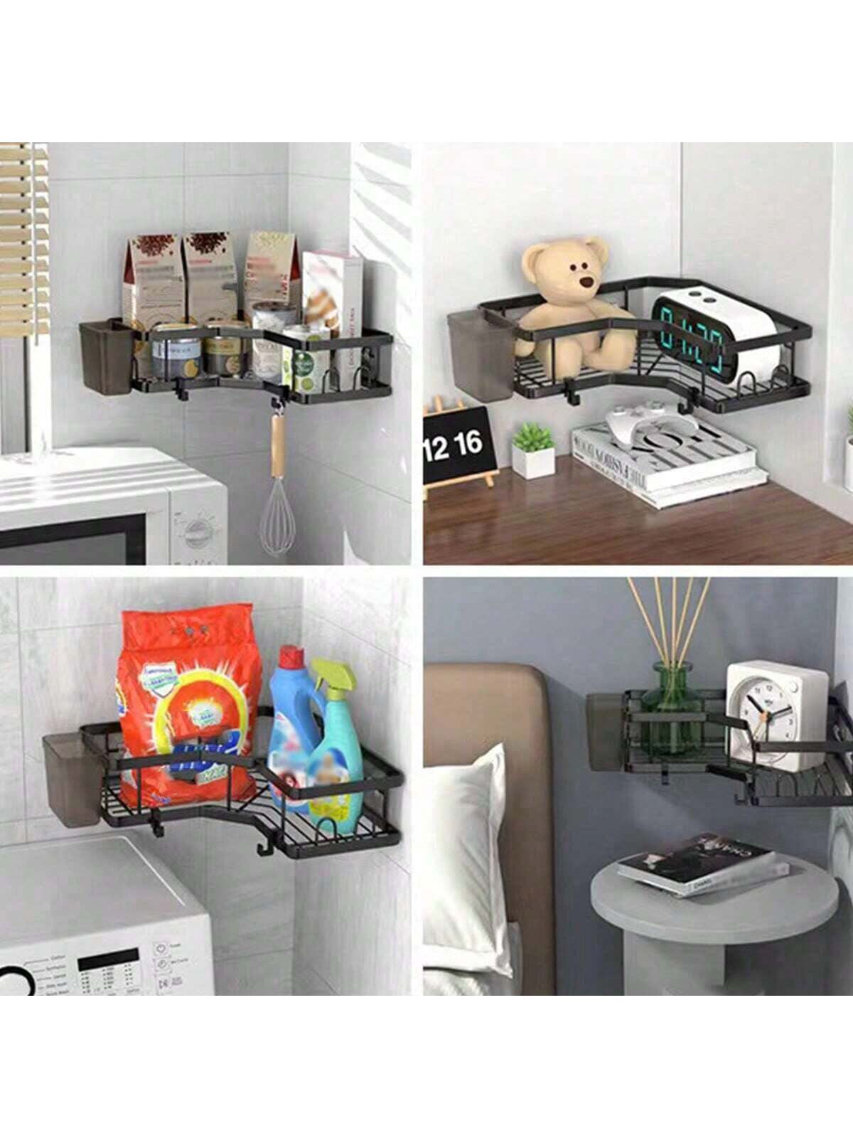 1Pc Corner Shelf, Shower Shelf No Drilling, Bathroom Shelves, Bathroom Organizer, Shower Organizer, Shower Shelf, Shower Basket for Bathroom Home Bathroom Decor Bathroom Organizer Summer
