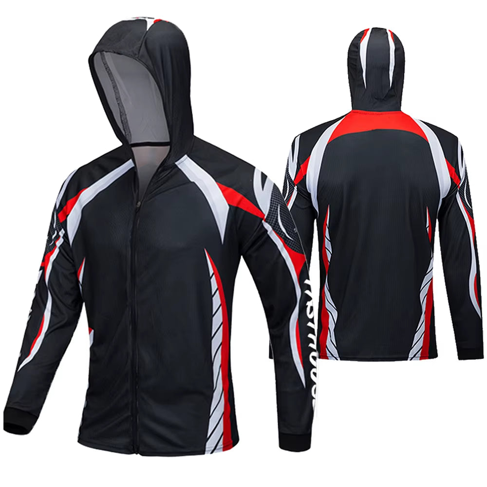 Fishing Shirt Outdoor Sportswear Fishing Suit 40+ UPF Anti-Uv Protection Jersey Fishing Tackles Fishing Suit