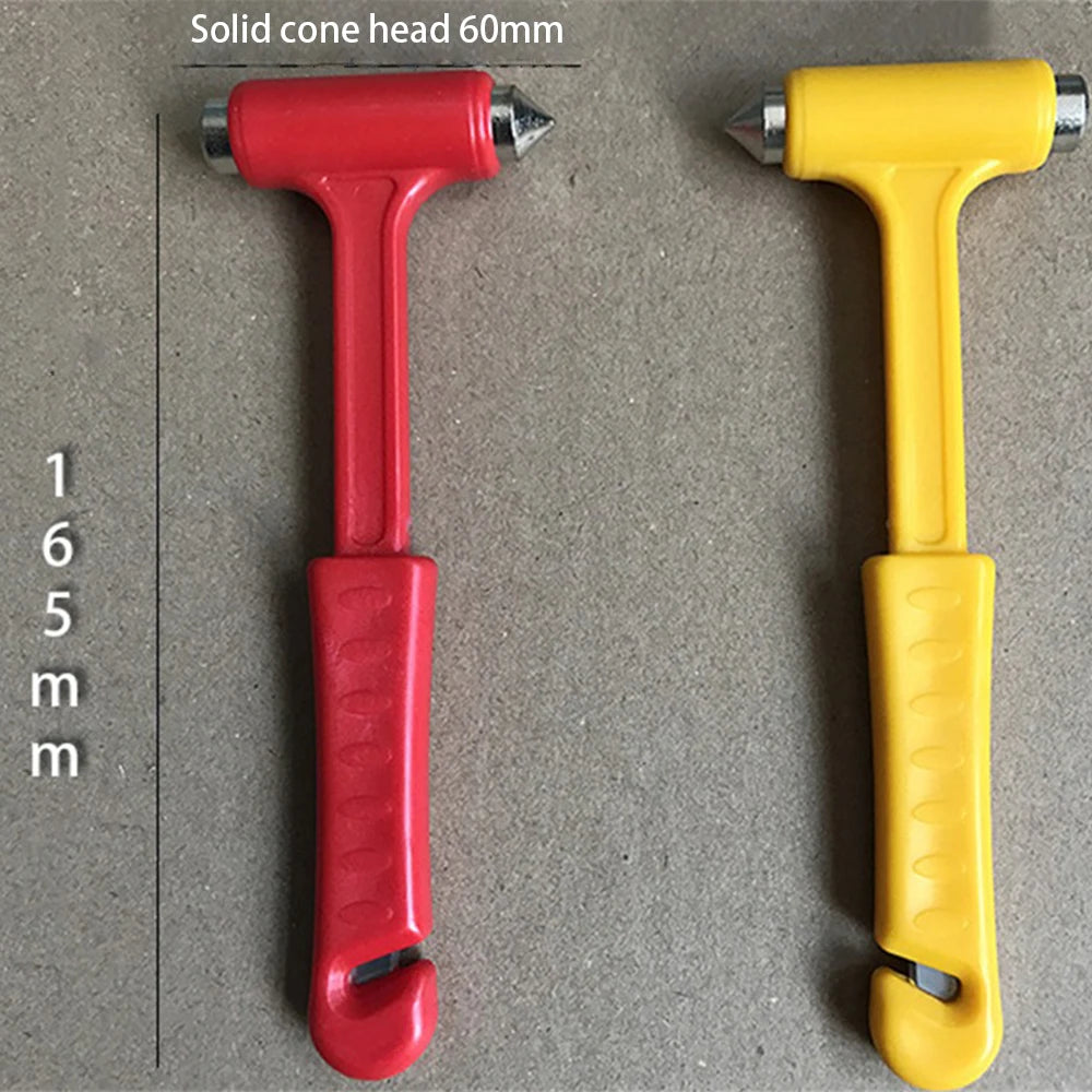 Seat Belt Cutter Safety Hammer Portable Universal Plastic Practical Car Self-Help Escape Hammer Emergency Escape Tool Mini