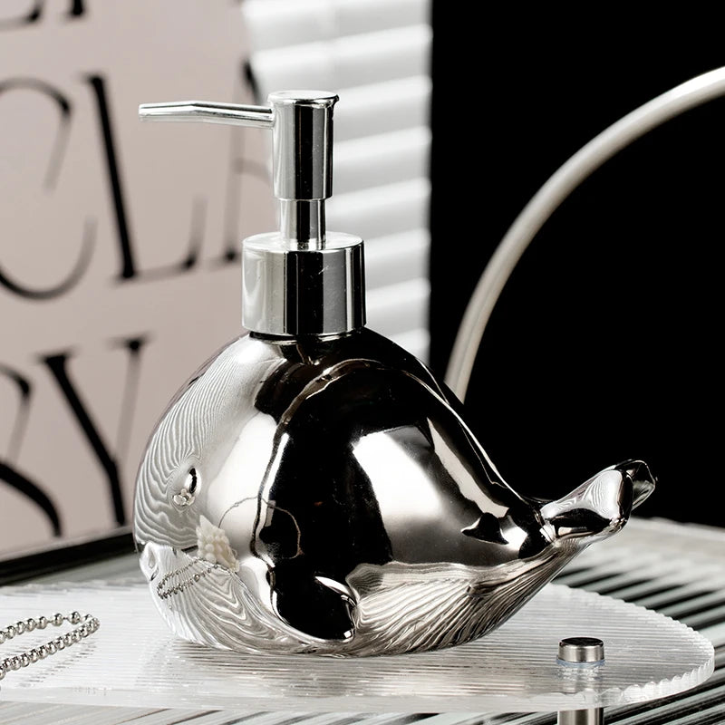 Bathroom Supplies Ceramic Emulsion Bottle Bathroom Shower Gel Press Bottle Creative Soap Dispenser Bathroom Decoration Modern