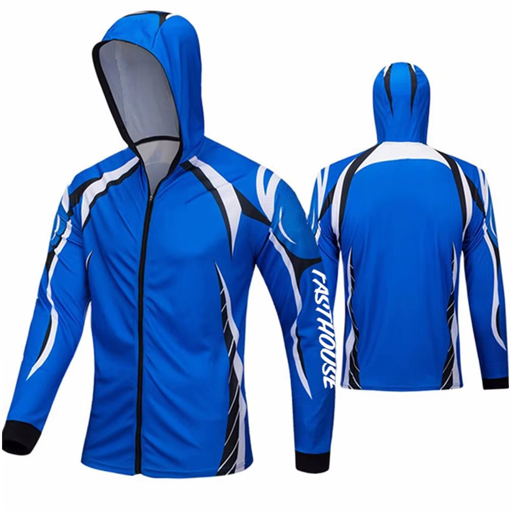 Fishing Shirt Outdoor Sportswear Fishing Suit 40+ UPF Anti-Uv Protection Jersey Fishing Tackles Fishing Suit
