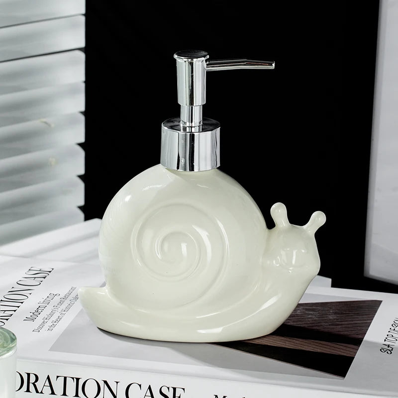 Bathroom Supplies Ceramic Emulsion Bottle Bathroom Shower Gel Press Bottle Creative Soap Dispenser Bathroom Decoration Modern
