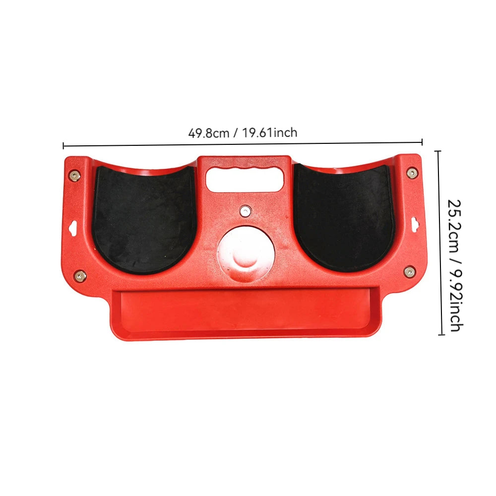 Rolling Knee Protection Pad with Wheels Built in Foam Padded per Platform Laying Tile or Vinyl Auto Repair Protecting Knees