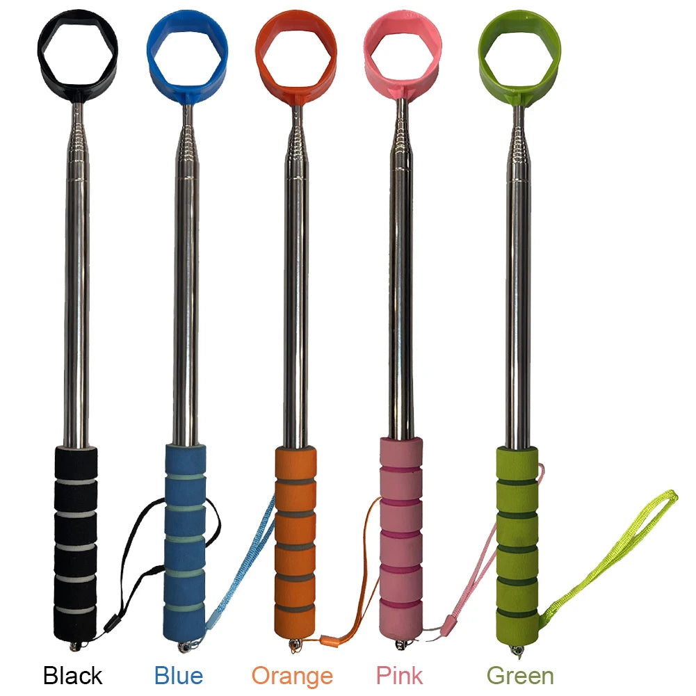 8.86 FT Telescopic Golf Ball Retriever Golf Ball Pick up Retriever Grabber Extendable Golf Ball Retriever Gift for Golfer