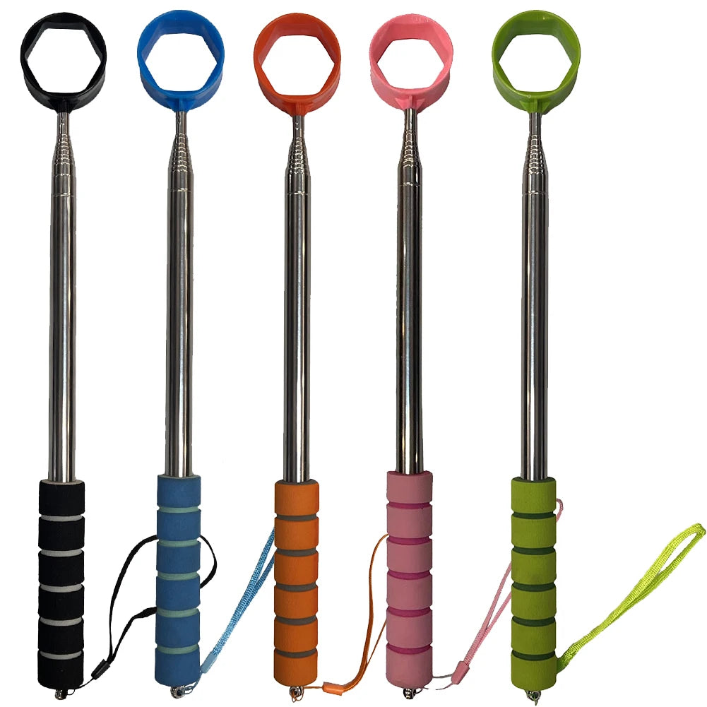 8.86 FT Telescopic Golf Ball Retriever Golf Ball Pick up Retriever Grabber Extendable Golf Ball Retriever Gift for Golfer